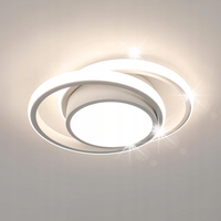 LAMPA LED SUFITOWA PLAFON OKRĄGŁY NATYNKOWY NOWOCZESNY 32W 4500K