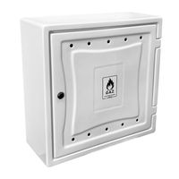 OSŁONA LICZNIKA GAZU Z TWORZYWA 250*600*600MM Z PLEC.BIAŁA - DG P60*60BI