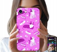ETUI DO IPHONE 16e - LOVE CAT, WZORY Z KOTAMI KOTY, POKROWIEC