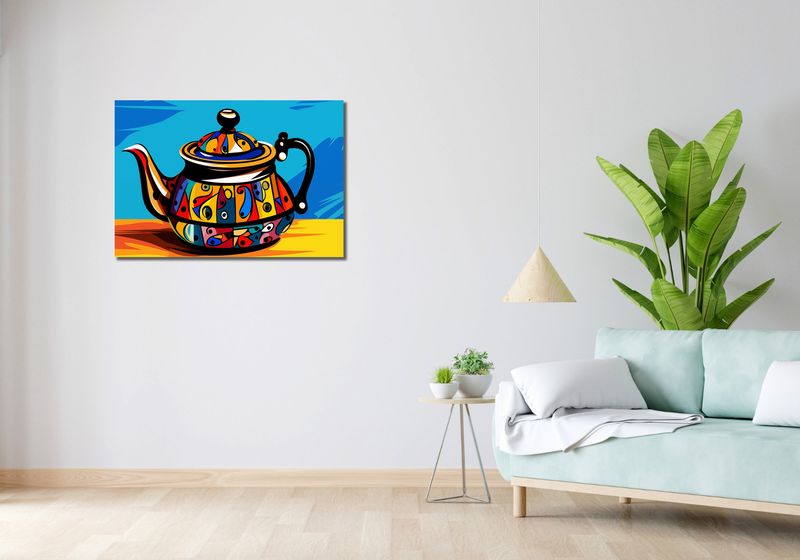 Obraz 90x60cm Może Herbatki? zdjęcie 2