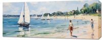 Obraz 100x40cm Życie na Brzegu