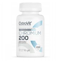 OSTROVIT CHROMIUM 200 tab. CHROM DIETA ZWALCZ GŁÓD