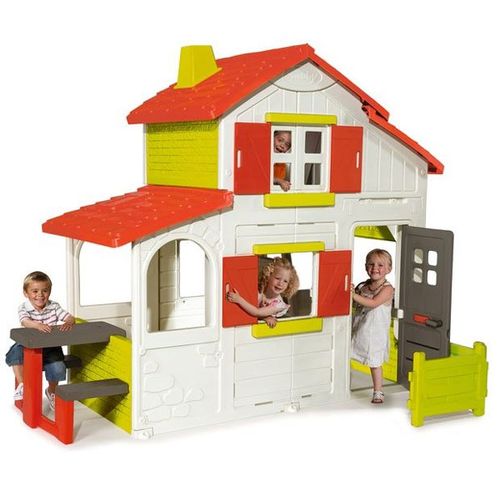 SMOBY Domek Ogrodowy Duplex -biały na Arena.pl