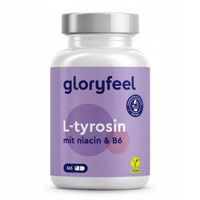 L-TYROZYNA 1000 mg + WITAMINA B12 - 365 kaps. - Koncentracja, Relaks, Redu…