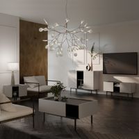 Zestaw mebli do salonu Noel Kaszmir / Czarny