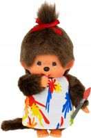 Monchhichi 203833 Małpka Dziewczynka malarka artystka 20cm
