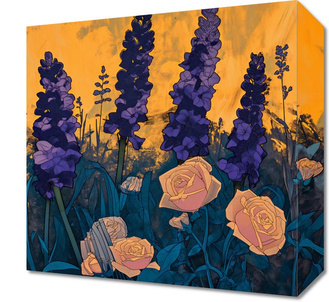 Obraz 30x30cm Złoty Ogród zdjęcie 1