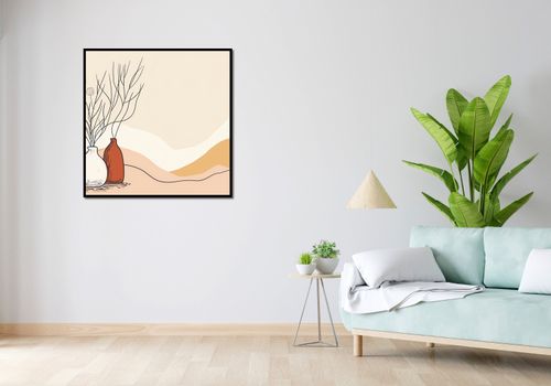 Plakat 90x90cm Stylowe Beże na Arena.pl