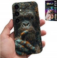 ETUI DO SAMSUNG GALAXY S24 PLUS - MAŁPA, MAŁPKA, GORYL, ZWIERZĘTA + SZKŁO