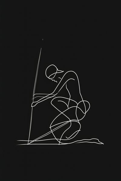 Plakat 61x91,5cm Linia zdjęcie 1