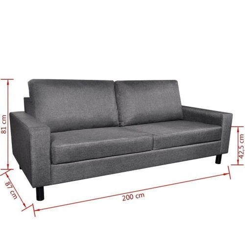 SOFA DWUOSOBOWA MATERIAŁOWA DO SALONU na Arena.pl