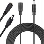 PRZEDŁUŻACZ 12V DC 2,1/5,5mm Gniazdo/Wtyk 10m