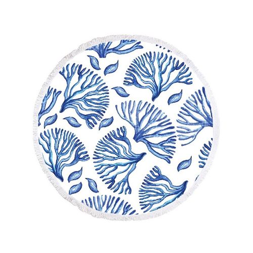 Ręcznik plażowy okrągły BOHO ryby na Arena.pl