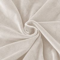 Pokrowiec Na Siedzisko 40X40Cm Chłodny Beż Welur Elastyczny [60S-Cp]