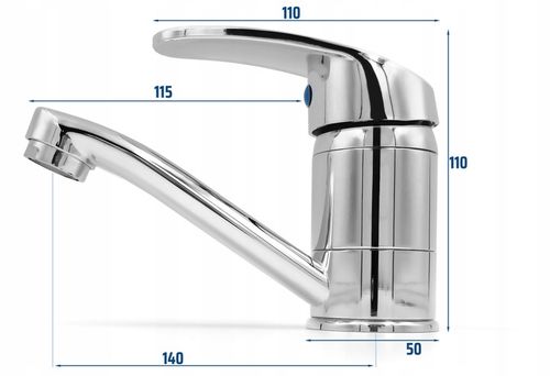 BATERIA UMYWALKOWA ŁAZIENKOWA NABLATOWA KRAN ŁAZIENKOWY OBROTOWA WYLEWKA na Arena.pl