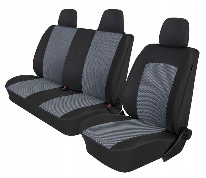 VW VOLKSWAGEN T4 T5 T6 CRAFTER LT Pokrowce samochodowe BUS 2+1 3os zdjęcie 2