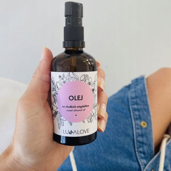 LULLALOVE OLEJ ZE SŁODKICH MIGDAŁÓW 100ml zdjęcie 3