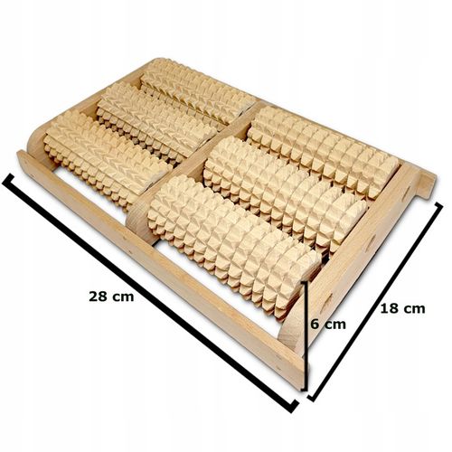 Drewniany Wałek do Masażu Stóp na Arena.pl
