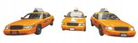 Naklejka na ścianę naklejki żółte new york taxi