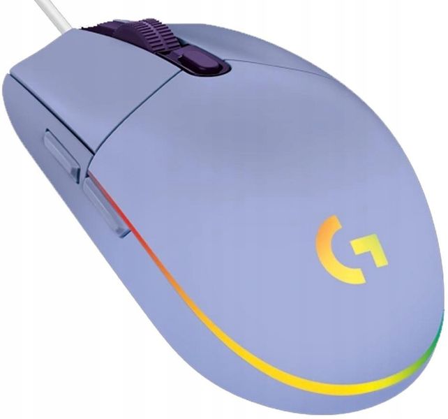 Myszka LOGITECH G102 Lightsync Liliowy 8000 dpi zdjęcie 3