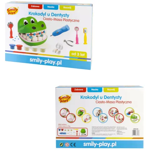 Ciasto-masa plastyczna. Krokodyl u dentysty na Arena.pl