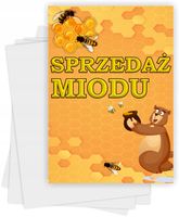 Ulotki A5 reklamowe firmowe 100 szt dużo wzorów SPRZEDAŻ MIODU