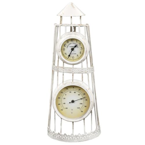 Zegar Ścienny Z Termometrem, Vintage na Arena.pl