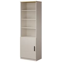 Regał z drzwiami uchylnymi Billz 1D 60 Kaszmir/Dąb Cremona