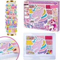 ZESTAW KORALIKÓW DO ROBIENIA BRANSOLETEK NASZYJNIKÓW KORALIKI DIY PREZENT