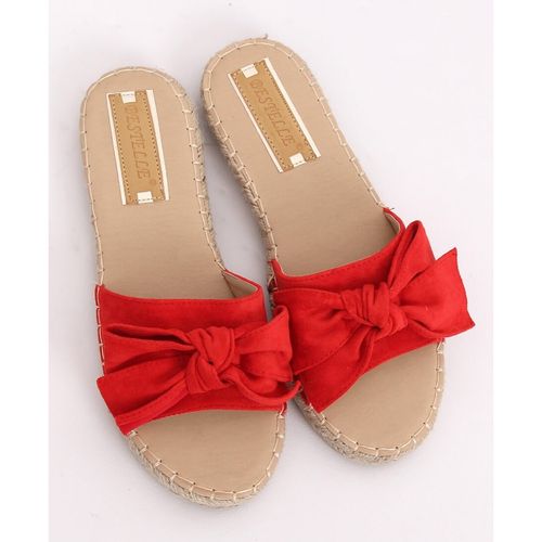 Klapki espadryle czerwone A648-ESP-1 Red r.41 na Arena.pl