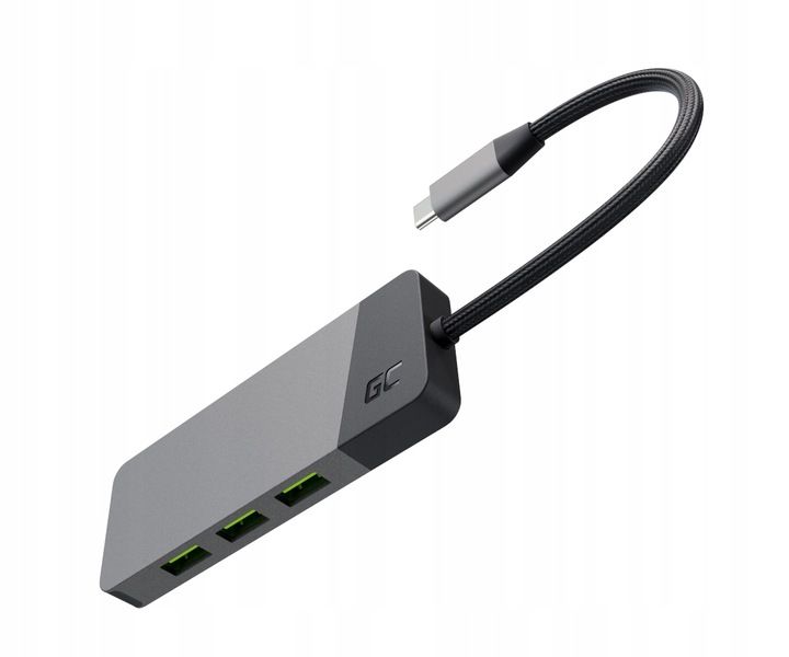 Adapter HUB GC Connect 7w1 USB-C 3xUSB HDMI PD 85W zdjęcie 1