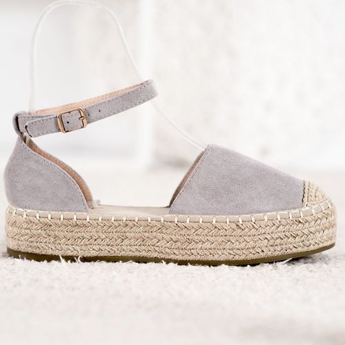 Szare Espadryle Na Platformie r.38 na Arena.pl
