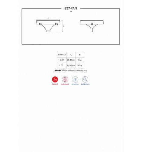 837-PAN-1 figi czarne S/M na Arena.pl