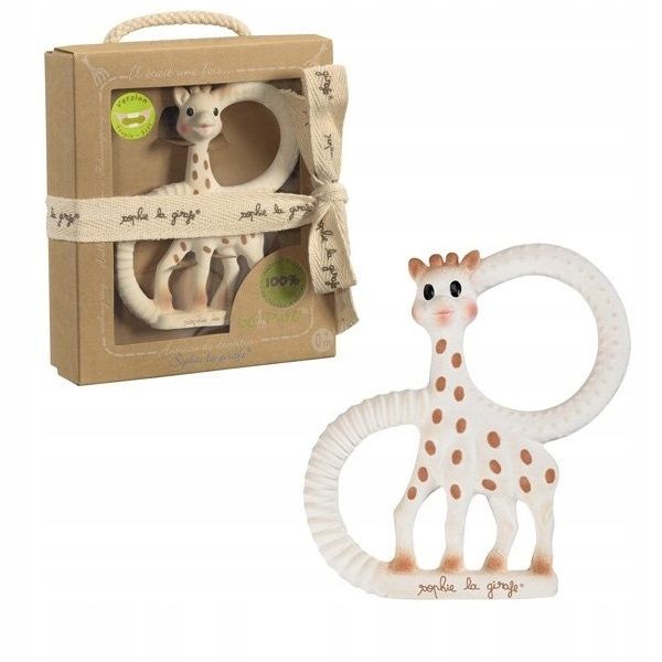 VULLI SOPHIE LA GIRAFE SO PURE gryzak naturalny dla niemowląt, kauczuk V185 zdjęcie 8