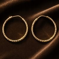 złote KOLCZYKI DAMSKIE OKRĄGŁE DIAMENTOWANE 2,7 CM KOŁA PR 925/ 585 GRAWER