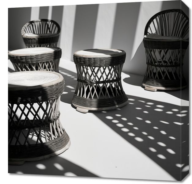 Obraz 60x60cm Gra Świateł zdjęcie 1