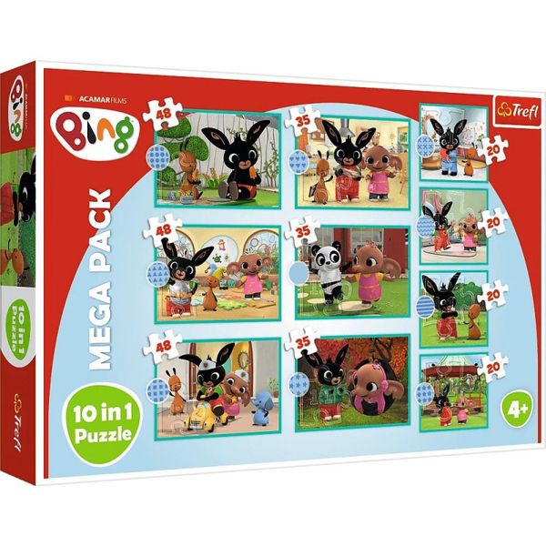 Puzzle 10w1 Co robi Bing 90393 zdjęcie 1