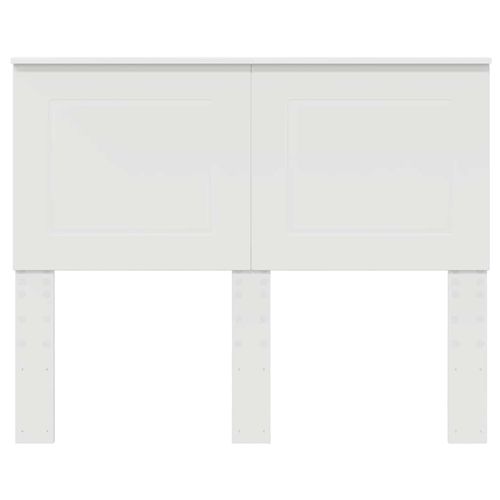 Zagłówek Z zagłówkiem Biały 135 cm Materiał drewnopochodny na Arena.pl