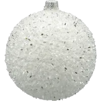 Bombka okrągła śnieżka: duża