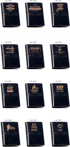 Portfel z grawerem dla STRAŻAKA dużo wzorów JAKOŚĆ na Arena.pl