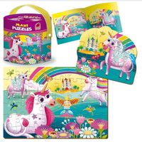 Puzzle Roter Kafer 15 elementów Maxi puzzle 2w1 Jednorożce