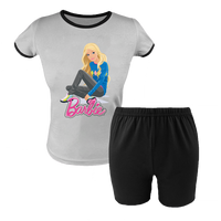 Krótka Piżama dziecięca Barbie