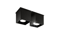 PLAFON LAMPA SUFITOWA SOLLUX QUAD SL.0063 2xGU10 KOLOR CZARNY