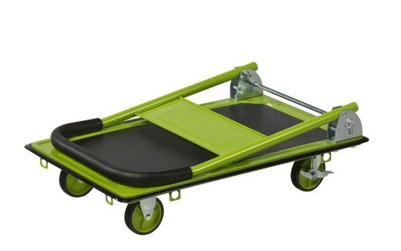 Wózek platformowy 150kg sklepowy bagażowy malowany proszkowo fra zdjęcie 1