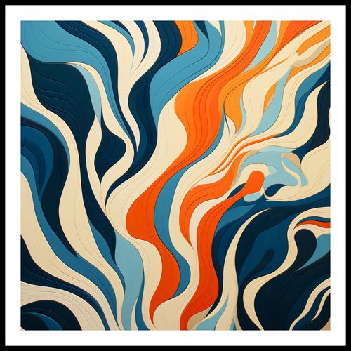 Plakat 60x60cm Oceaniczne Fale na Arena.pl