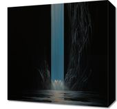 Obraz 40x40cm Wodospad Światła