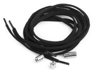 Sznurówki elastyczne z blokadą, czarne, 100 cm