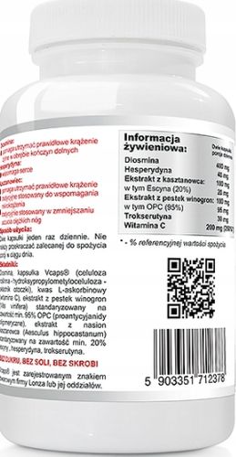 WISH Na krążenie 60 kaps. diosmina kasztanowiec na Arena.pl