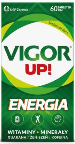 VIGOR UP! ENERGIA 60 tabletek LEKKO USZKODZONE OPAKOWANIE zdjęcie 2