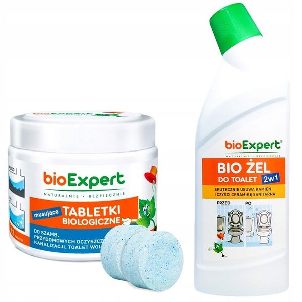 Bakterie do SZAMB Tabletki bioExpert ROK + ŻEL 2w1 zdjęcie 1